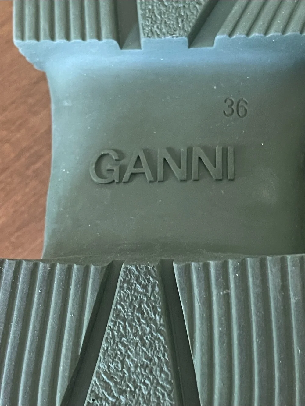 Ganni sandals muted